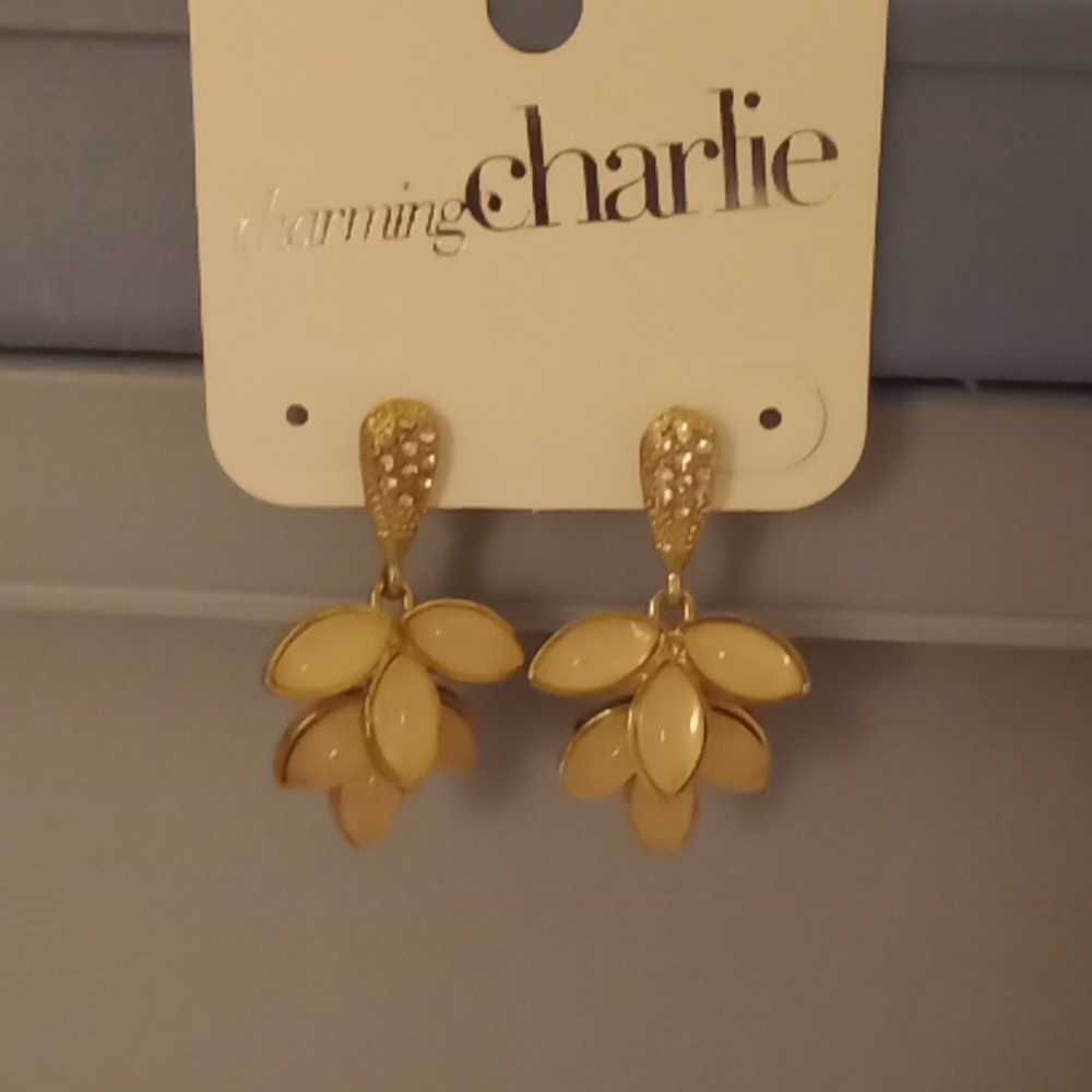 New charming Charlie fashion post earrings - Picture 2 of 5